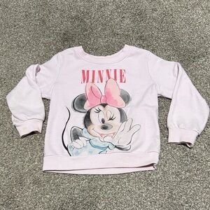 Minnie Mouse Pink Kids Sweatshirt